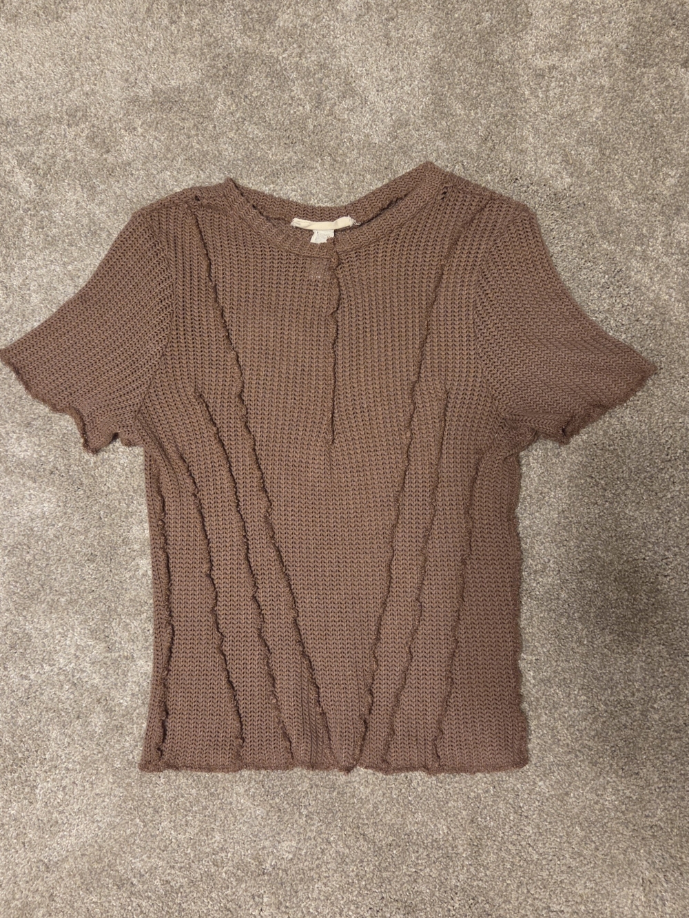 Gilded Intent (Buckle) Exposed Seam Top